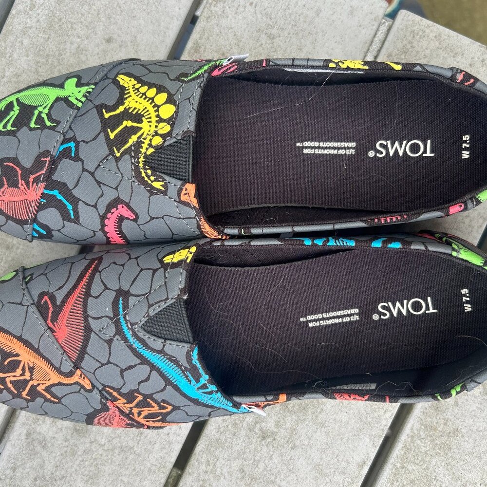 Toms Alpargata Dinosaur Dig shoes